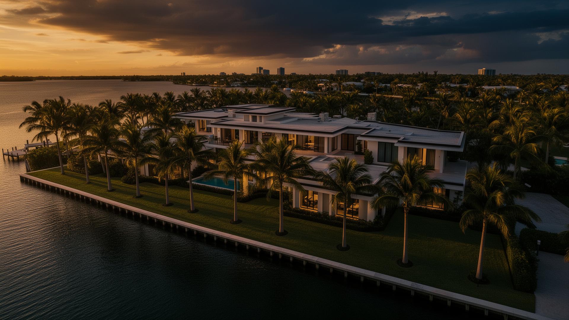 Luxury waterfront estate in Fort Myers